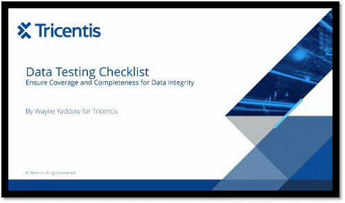 Data checklist 1