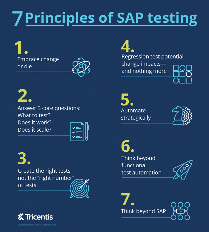 7 Principles of SAP Testing