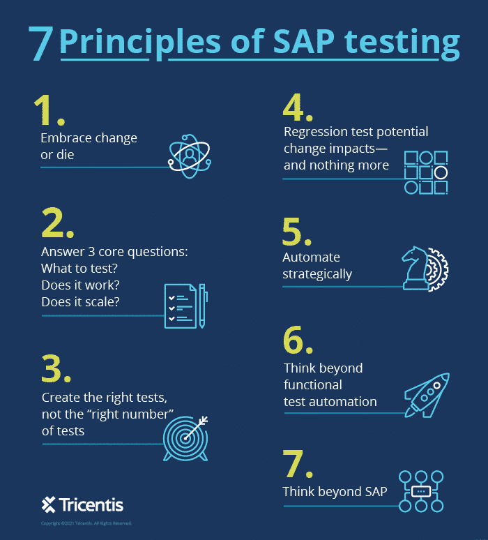 7 Principles of SAP testing