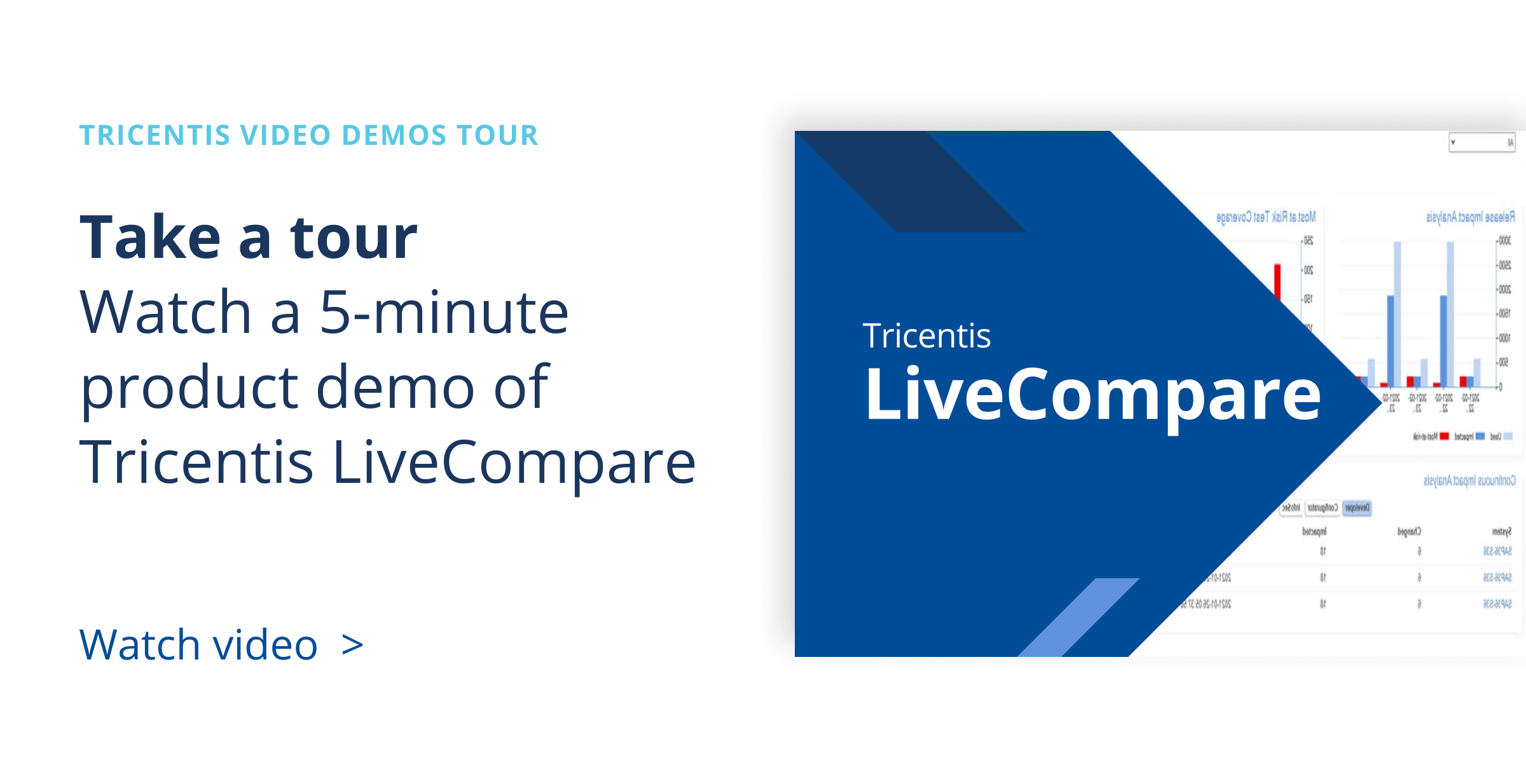 Tricentis LiveCompare - Watch a Product Demo Video - Tricentis