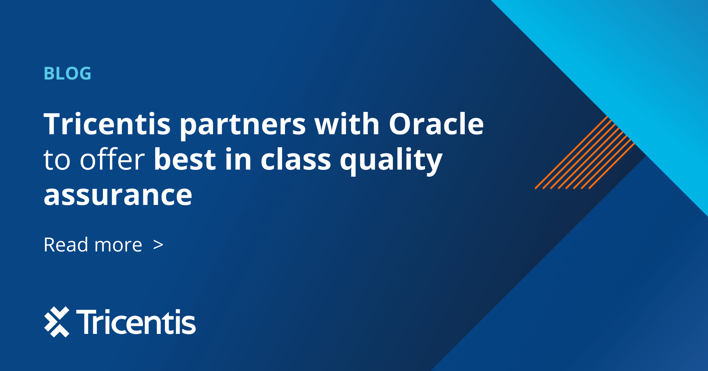 Tricentis Partners With Oracle - Tricentis