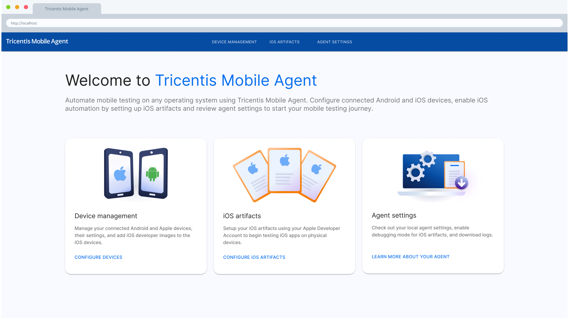 Tricentis Tosca Mobile Agent - Central manage IOS and Android mobile testing