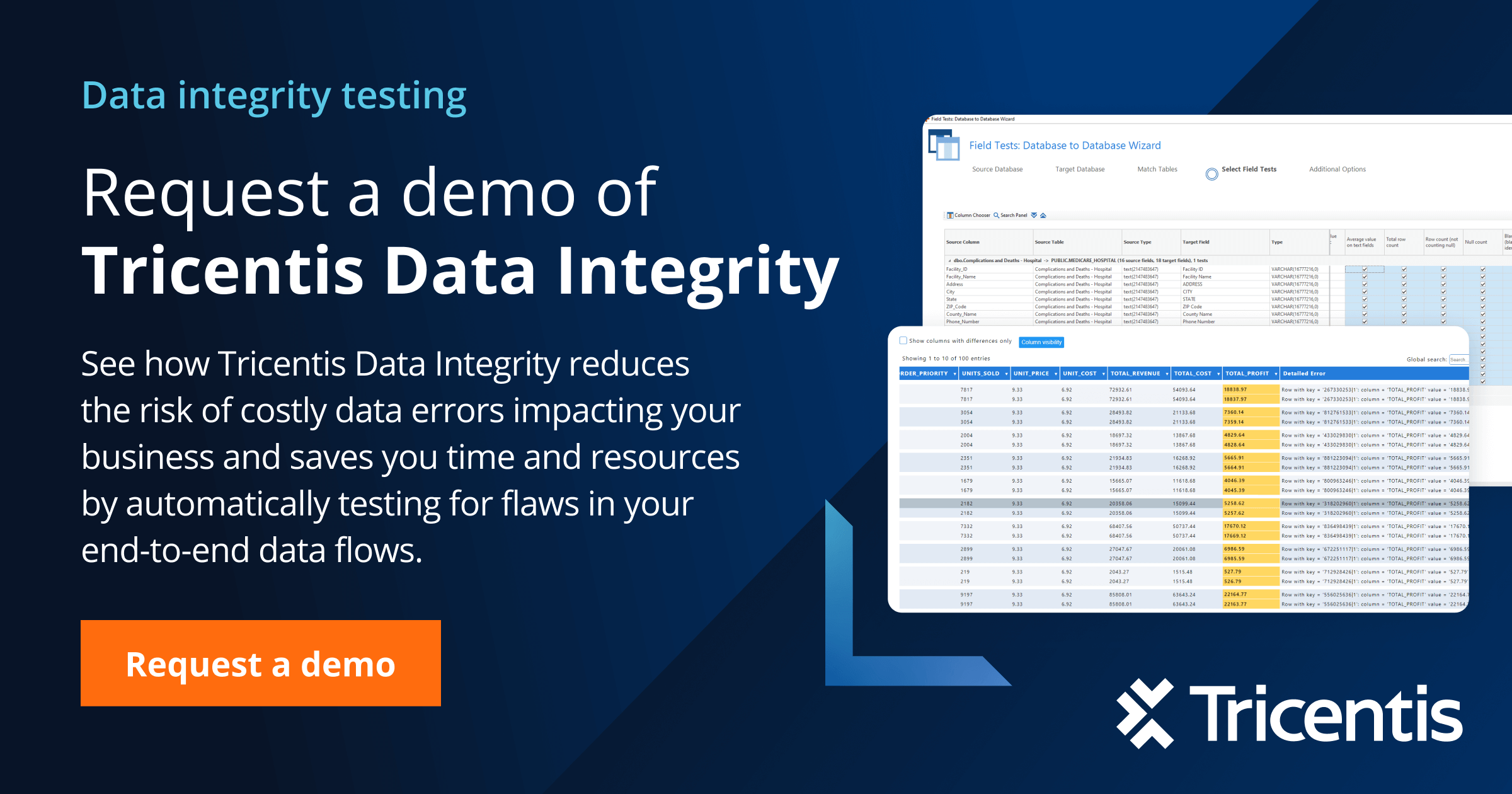 Tricentis Data Integrity Testing Demo Tricentis Data Integrity Testing Demo