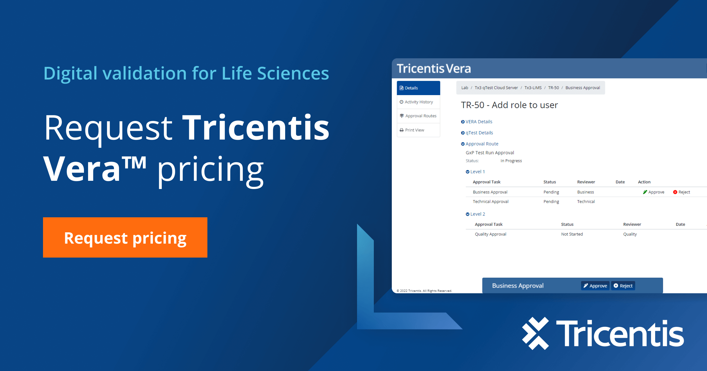 Request Tricentis Vera Pricing