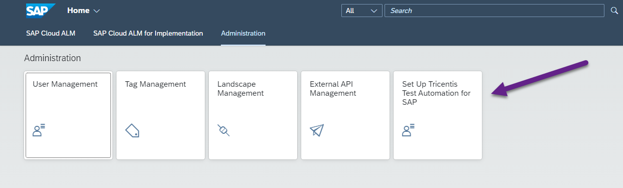 Getting started with TTA for SAP integrated with SAP Cloud ALM