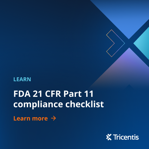 FDA 21 CFR Part 11 compliance checklist