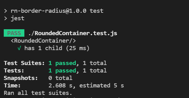 roundedcontainer component