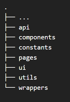 Type-based project structure