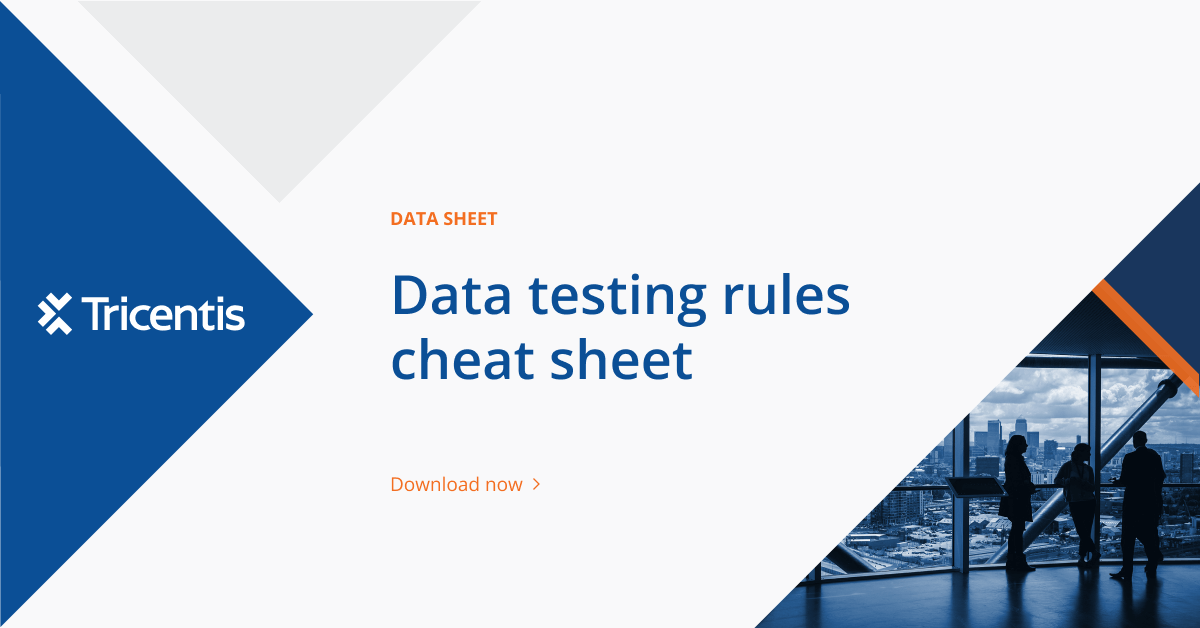 Data testing rules - Tricentis