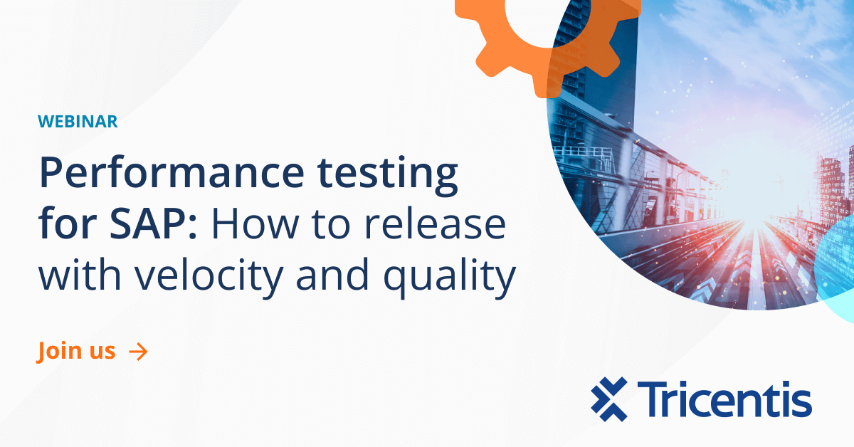 Performance testing for SAP: How to release with velocity and quality ...