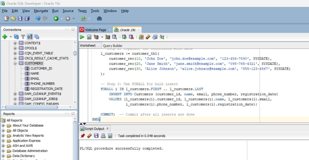 How to Insert Data in Oracle SQL - Tricentis