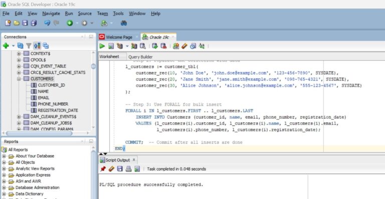 How to Insert Data in Oracle SQL - Tricentis