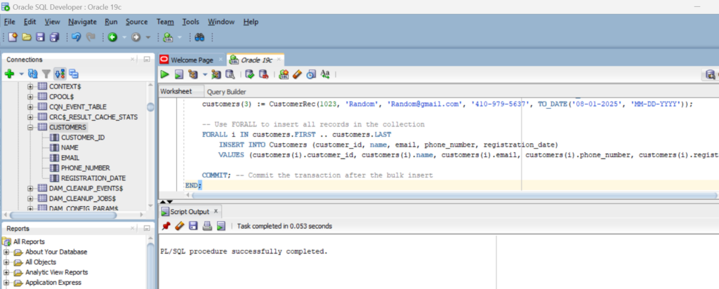 How to Insert Data in Oracle SQL - Tricentis