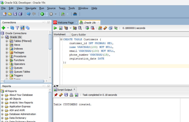 How to Create a Table in Oracle SQL - Tricentis