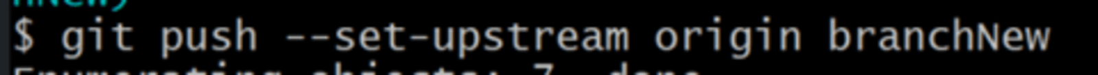 Git push commands