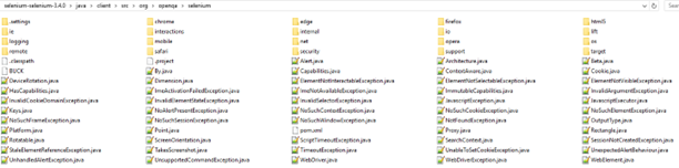 selenium webdriver libraries