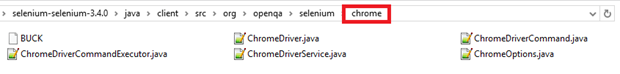 Selenium web driver chrome