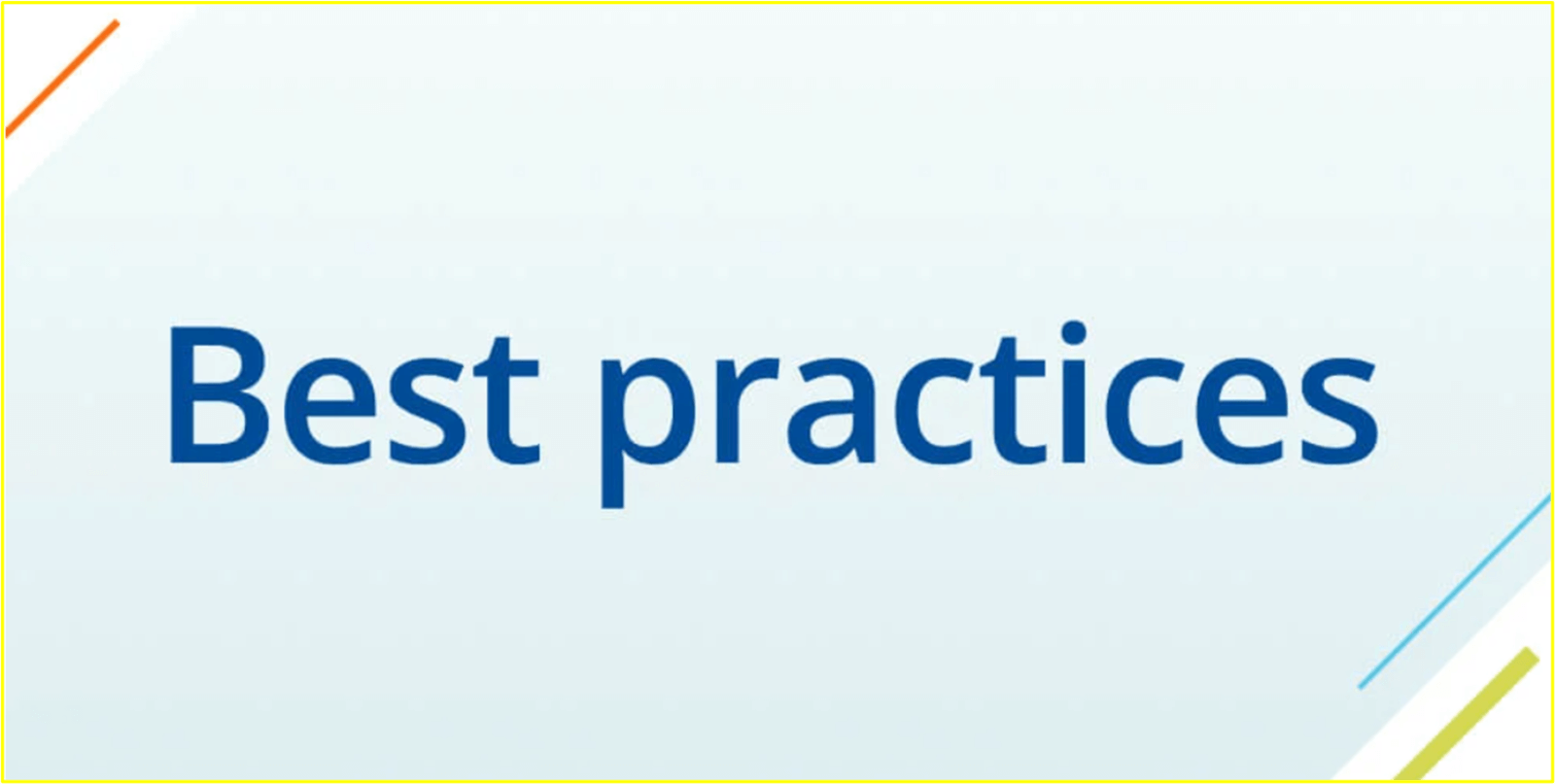 load testing best practices