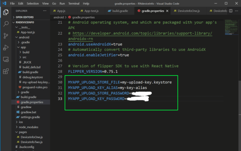 How to get device information in react native