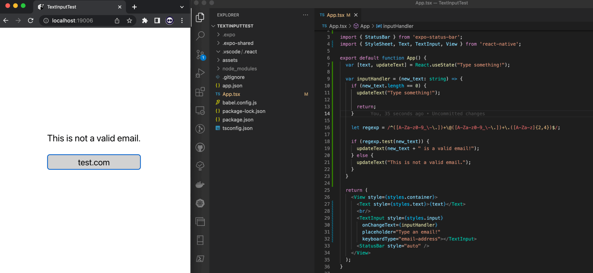 React Native text input components explained