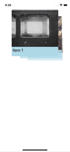 carousel rendering items