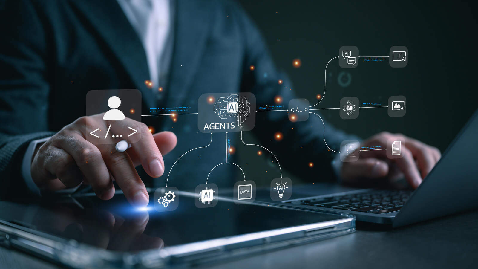 using flow orchestration