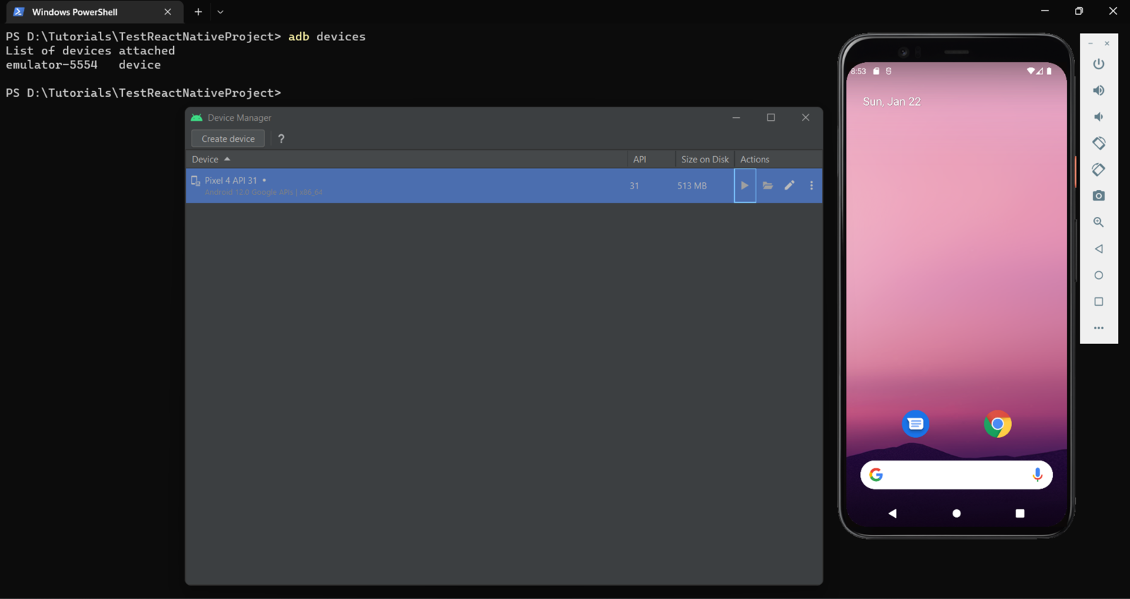 React-Native run-android-13