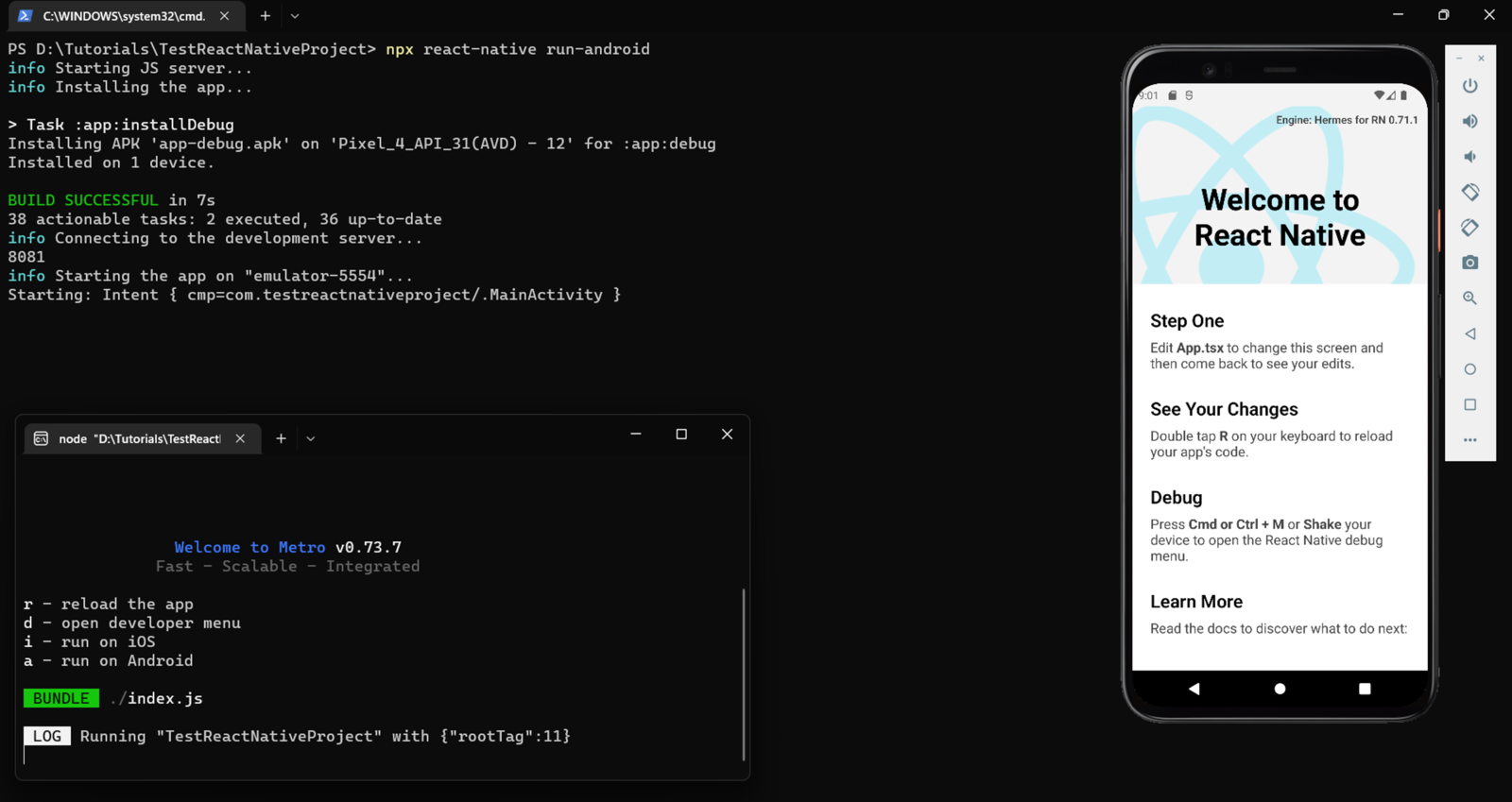 React-Native run-android-14