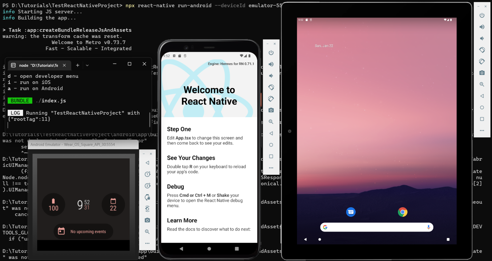 React-Native run-android-22