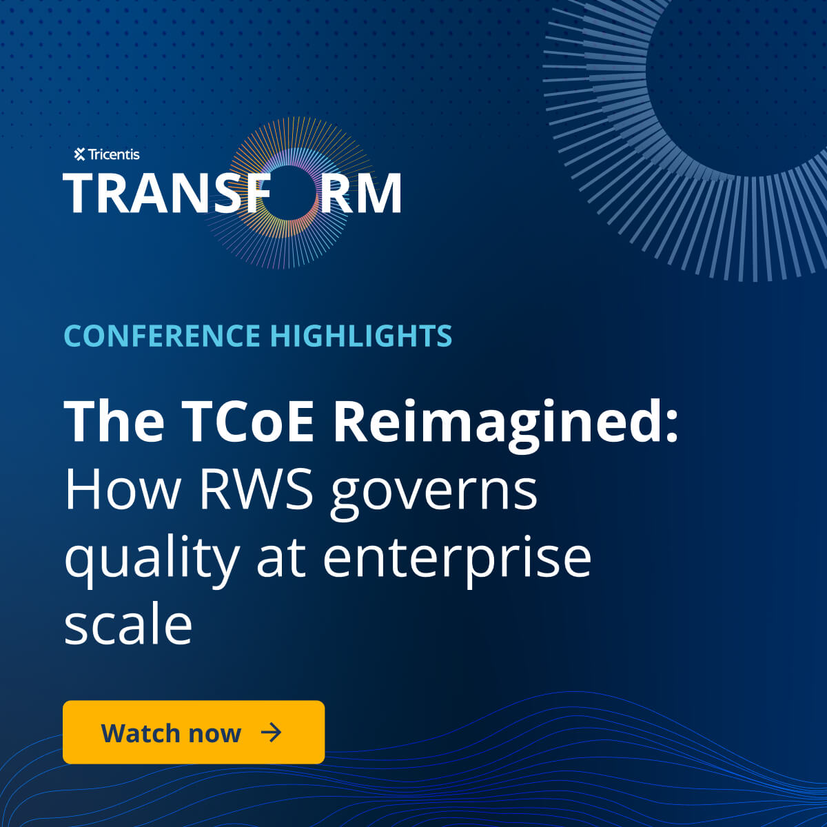 The TCoE Reimagined: How RWS governs quality at enterprise scale ...